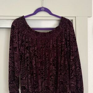 Elegant Purple Women's Top